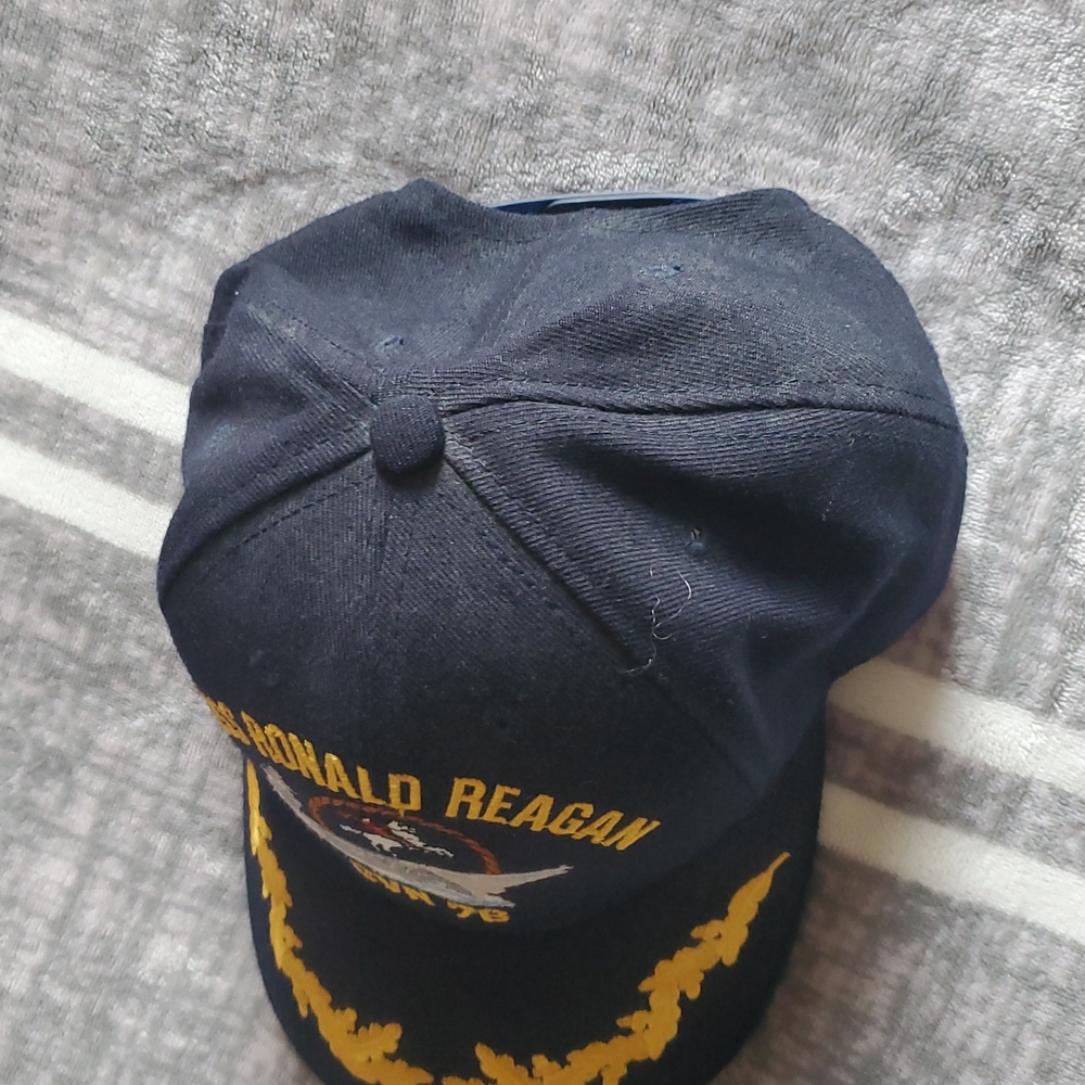 USS Ronald Reagan CVN-76 Navy Cap | Embroidered Military Hat - Picture 5 of 7